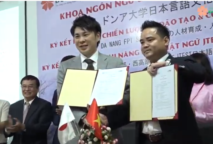 Đại học Đông Á ký kết độc quyền tổ chức kỳ thi năng lực Nhật Ngữ JTEST tại khu vực miền Trung - Tây Nguyên