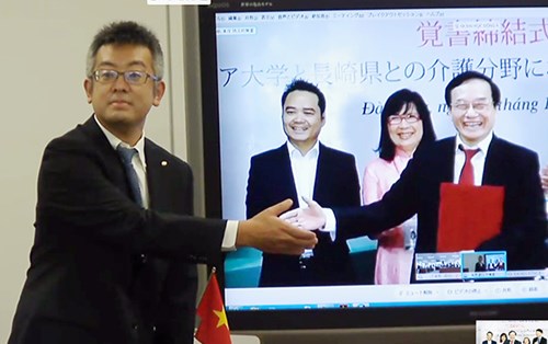 Đại học Đông Á “Bắt tay” trực tuyến với Nagasaki đưa sinh viên sang Nhật thực tập nghề và làm việc