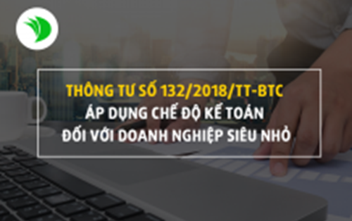 Ban hành Chế độ kế toán doanh nghiệp siêu nhỏ