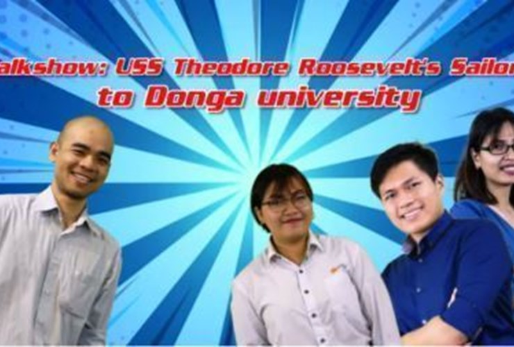 Talkshow: USS Theodore Roosevelt's sailors to Dong A university
