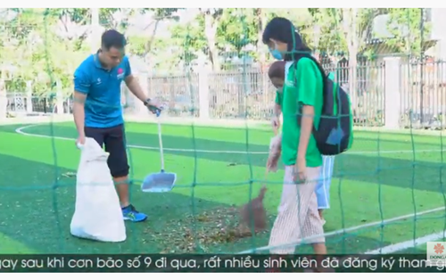 Văn hoá trách nhiệm của người Đại học Đông Á sau bão