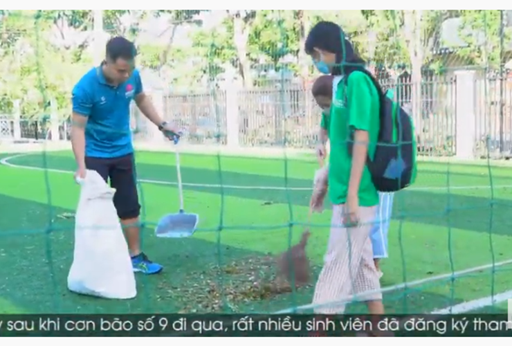 Văn hoá trách nhiệm của người Đại học Đông Á sau bão