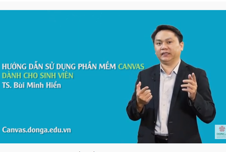 Tính năng và thao tác trên phần mềm Canvas UDA dành cho sinh viên