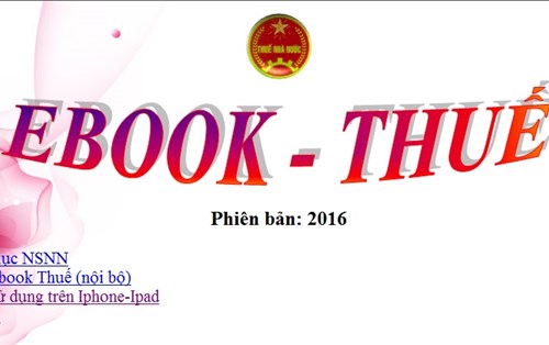 Ebook thuế 01/2019