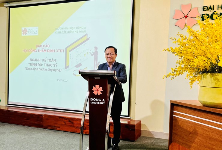 HOÀN THÀNH THẨM ĐỊNH CHƯƠNG TRÌNH ĐÀO TẠO THẠC SĨ NGÀNH KẾ TOÁN