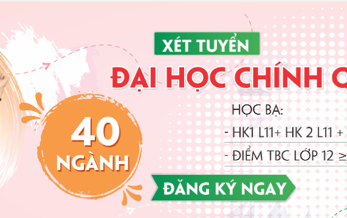 Xét Tuyển Đại Học Chính Quy 2023