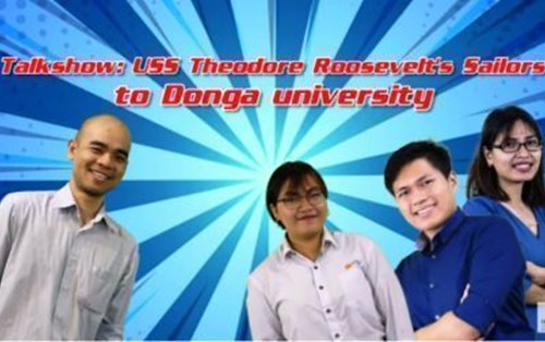 Talkshow: USS Theodore Roosevelt's sailors to Dong A university